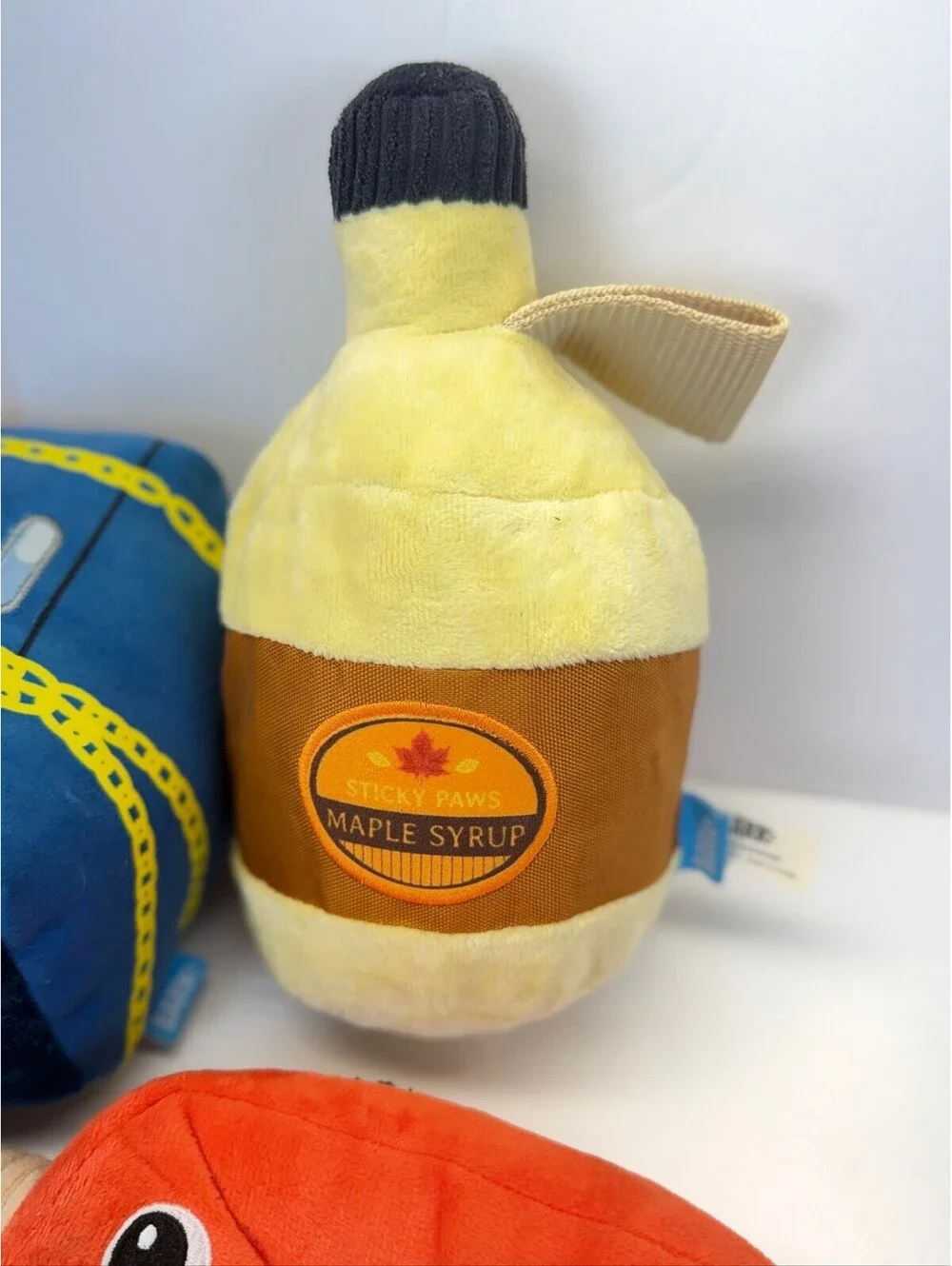 BarkBox Plush Dog‎ Toy Lot 4pc H. Poodini Safe Maple Syrup Candy Corn D-4
